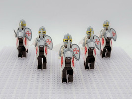 New 10Pcs/Set Mounted Knight Templar Crusades Army Custom Minifigures Toys USA S - $59.97