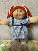 Vintage Cabbage Patch Kid Girl Red Hair Blue Eyes Head Mold #3 1985 - $285.00