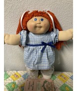 Vintage Cabbage Patch Kid Girl Red Hair Blue Eyes Head Mold #3 1985 - €246,36 EUR