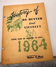 Vtg History Of De Ruyter &amp; Vicinity: From The Time Of Indians To 1964 Rare Book - £23.64 GBP