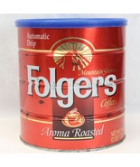 Folgers Can Tin For For all Coffee Maker 39 Oz Holy Grail Aroma Roast Mo... - $295.85 CAD