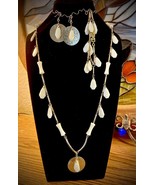 &quot;Reinvented Vintage&quot; Ivory Gold Tone OOAK Jewelry Set - £14.26 GBP