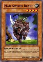 Mad Sword Beast SKE-022 Starter Deck: Kaiba Evolution Yu-Gi-Oh! Moderately - $0.99