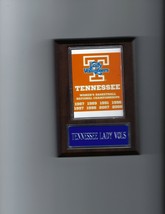 Tennessee Lady Vols Championship Plaque Basketball National Champs Volunteers - $4.94