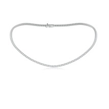 ANGARA Natural Diamond Necklace in 14K White Gold (G, VS2 | 10.49 Ct) - £15,587.58 GBP