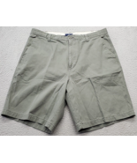 DOCKERS Chino Shorts Mens Size 38 Gray Cotton Stretch Slash Pockets Low ... - $27.73 CAD