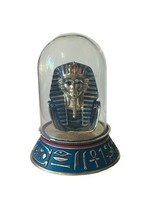 Franklin mint figurine treasures ancient Egypt Dome Mask Tutankhamun King Tut - £31.61 GBP