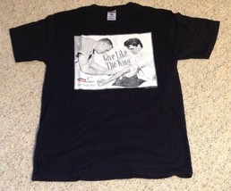 Jerzees Elvis Presley Give Like the King T-Shirt Sz M Black Kentucky Blo... - $17.82