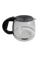 Coffee Pot 12 Cup Replacement Carafe Black Lid Handle 5 1/2&quot; Tall x 5 3/... - $184.11 MXN