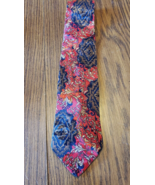 Regal Red and Gold Paisley Pattern Men&#39;s 3 Inch Wide Necktie - $9.89