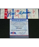 Hank Aaron Signed Autographed Baseball Ticket 1982 HOF Induction Year PS... - £247.62 GBP