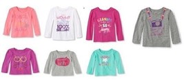 The Childrens Place Toddler Girls Long sleeve Top T-Shirt Sizes-2T,3T, 4... - $9.99