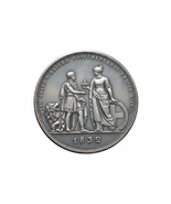Medaglia d&#39;arte commemorativa 1832 Ludovico I Baviera Otto I Grecia rest... - $13.17