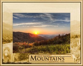 Great Smoky Mountains National Park Laser Engraved Wood Picture Frame (8 x 10)  - £42.35 GBP