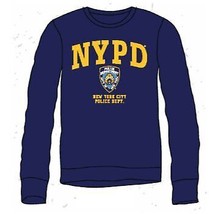 Men&#39;s NYPD Crewneck Sweatshirt (Navy Blue/Yellow) - £26.30 GBP+