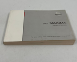 2007 Nissan Maxima Owners Manual Handbook OEM E04B32055 - $14.84