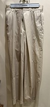 Estnation Women Pant, High Rise, Pleated Front, Size 4, Color Tan,Made I... - $60.00