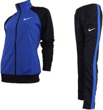 Nike Mens Poly Warp Raglan Warm Up Were Track Pants Color Blue Size Medium - $57.14