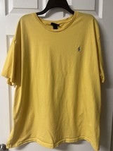 Polo Ralph Lauren TShirt Mens XXL Yellow Crew Neck Short Sleeve - $18.00