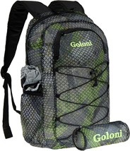 Swim Bag Lightweight Mesh Beach Bag Quick Dry See Through Backpack For S... - £32.15 GBP