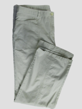 L.L. Bean pants straight leg Sz 18 Reg sage green flat front inseam 29&quot; - $18.57