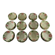 Set of 12 Franciscan Desert Rose 6.25&quot; Soup/Salad Bowl and Plate Set Mixed Years - £77.08 GBP