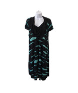 Kensie teal animal print tiger tie dye dress Women’s Size L Large - €15,17 EUR