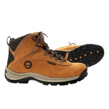 Timberland Men&#39;s White Ledge Waterproof Mid Hiking Boot Wheat Nubuck 14176 - £123.89 GBP