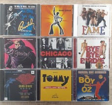Broadway Shows Musicals CD Lot of 9 Buddy The Buddy Holly Story Original... - £14.07 GBP