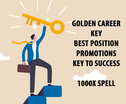 HAUNTED 300x COVEN GOLDEN CAREER KEY HIGHER SUCCESS HIGH MAGICK WITCHES Cassia  image 2