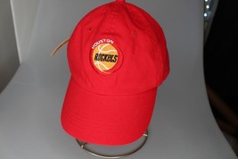 Vintage 90’s Houston Rockets Script Logo Official NBA Basketball adjustable hat - £20.12 GBP