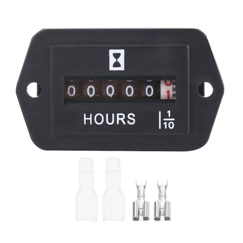 Portable Industrial Accumulating  Counter Digital Display Electronic Hour Meter - £13.24 GBP