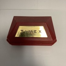 Timex Electric Watch CASE ONLY RED PLASTIC In Good Shape - $19.75