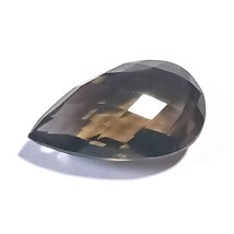 Smoky Quartz , 15.96 Cttw , Smoky Quartz Checker Board Pear , Smoky Topaz , Quar - £35.96 GBP