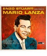 Enzo Stuarti Mario Lanza Tribute Vinyl Record 1960s 33 12&quot; Pop Reggae Vo... - $19.99