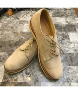 Steven Alan Leather Suede Oxford Men&#39;s Lace Up Shoes US Size 8.5 - $35.63