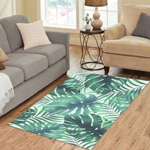 Palm Leaves Area Rug size 60&quot;x 39&quot; - £41.74 GBP