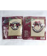 New! Vintage DIY 6” Wreath Kits Merry Christmas &amp; Goose Greetings Twig W... - $15.99