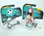 Hot Wheels Nightmare Before Christmas Character cars JACK and SALLY NEW - £27.92 GBP