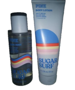 Victoria&#39;s Secret SUGAR SURF Body Mist &amp; Lotion Set Limited Ed LQQK - $32.66 CAD