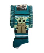 Star Wars THE MANDALORIAN THE CHILD Crew Socks w/Bonus Bandana Mens Shoe... - £3.90 GBP