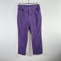 Croft &amp; Barrow Bootcut Womens size 6 Short Purple Corduroy Pants - £21.57 GBP