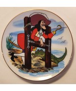 Disney Alphabet Miniature Plate Letter H  CAPTAIN HOOK  3 Inches Diameter - £10.35 GBP