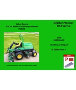 John Deere 7500A E-Cut Hybrid Fairway Mower Technical Repair &amp; Operator ... - $32.53 CAD