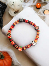 Multicolored Beads Halloween Bracelet - $92.63 MXN