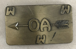 Vtg Boy Scouts of America WWW OA Arrow Metal Belt Buckle - £785.60 GBP