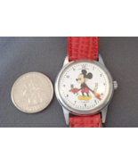 Vintage Disneyland Mickey Mouse Watch 17 Jewel Mechanical Walt Disney Pr... - £136.88 GBP