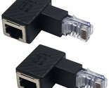 Ethernet Adapter 90 Degree, Upwards Angled Rj45 Male To Female Ethernet ... - $19.99