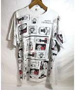 Vintage 90s Listen Girlfriend All Over Print Comic Strip T Shirt Size 2X... - $68.15 CAD