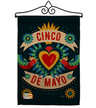 Cambaya Cinco De Mayo - Impressions Decorative Metal Wall Hanger Garden Flag Set - £23.95 GBP